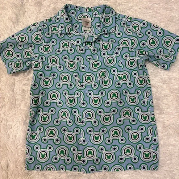 Hanna Andersson Disney Mickey Mouse Button Up Shirt - Picture 2 of 4